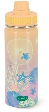 Neavita Twice - Bottiglia Thermos Limited Edition Love Nature Colore Giallo, 1 Pezzo