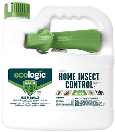 EcoLogic Home Insect Control 64 Ounces, Ready-To-Use Spray, Kills Ants, Cockroaches And Spiders