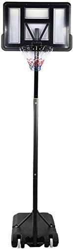Basketballkorb Outdoor Basketballständer mit Ständer Tragbares Abnehmbares Basketballsystem Höhenverstellbarer Ständer von 190-305cm