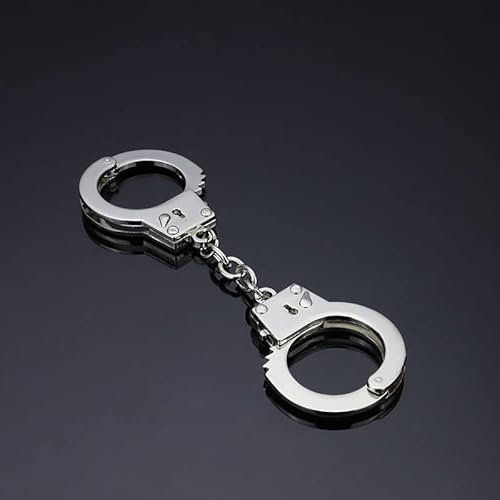 Sisakey Schlüsselanhänger Handschellen Rock Hip Hop Schlüsselanhänger für Frauen Männer Punk Taille Kette Frauen Schmuck Geldbörse Gürtel Zubehör Metall Schlüsselanhänger
