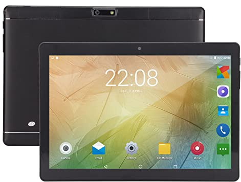 Tablette 10 Pouces Android 3G Phone Tablets, 128GB Expand Dual Sim Card 2MP 5MP Camera WiFi Bluetooth IPS Touchscreen 4000mAh Battery, Prend en les Appels Téléphoniques 3G, pour
