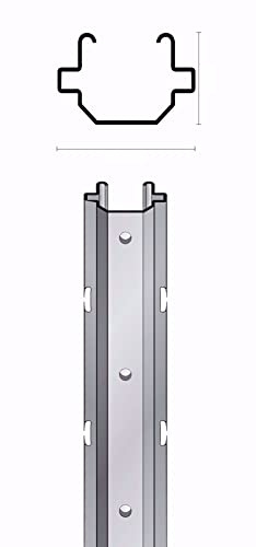 MARRA EDILE SET 5 PEZZI PALO CON ASOLE INTERNE PALI VIGNETO RECINZIONE ACCIAIO ZINCATO H 250CM