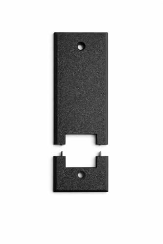 Rolladengurt Abdeckung Lochabstand 160mm, Gurtwickler Abdeckung Montage ohne Gurtausbau, DIY, Blende,Schwarz Strukture