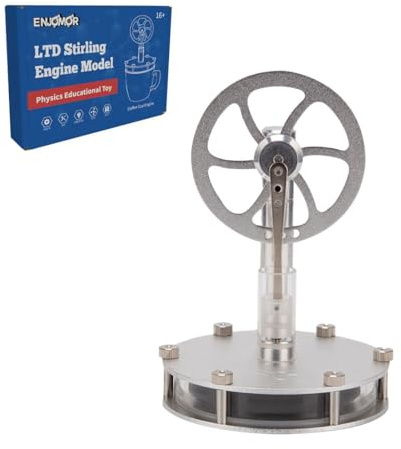 Kisss Stirlingmotor Bausatz, Sterling Motor Motor Single Link Structure Low Temperature Stirlingmotor Modell, Magnetic Connection Stirling Engine Stromgenerator Dampfmaschine Modell-Bulk Accessories