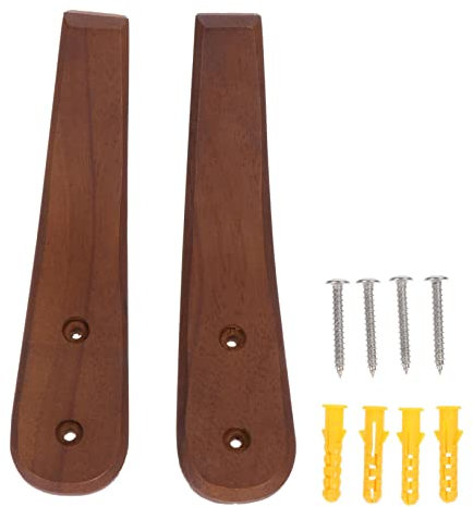 KITANDOVE 2er-pack Kleiderhaken Aus Holz Moderne Haken Zum Aufhängen An Der Für Küche Badezimmer Wohnzimmer Massivholz