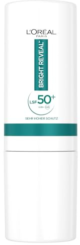 L'Oréal Paris UV-Stick, Stift mit LSF 50+ zum Schutz vor UV-Strahlen und dunklen Flecken, Feuchtigkeitsspendend, Bright Reveal