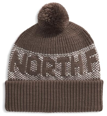 THE NORTH FACE Unisex Retro Cabin Mütze, Smokey Brown/White Dune, One Size