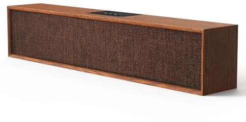 Altoparlanti per computer Bluetooth - Sound Bar in legno con connettività Bluetooth 5.3 e USB | Compatibilità universale per PC, desktop, laptop, monitor, tablet e smartphone