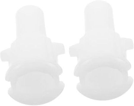 Cabilock 2pezzi Perni in Plastica Bianca Per Mobili Da Cucina Kit Sostituzione Perni Cerniera Gancio Tappi Per Plastica Graffette Per Persiane