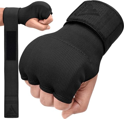 RDX Gel Innenhandschuhe Boxen MMA Muay Thai Training, Elastisch Boxbandagen 100cm Lang Handgelenkbandagen, Kampfsport Sparring Handbandagen Inner Boxing Gloves Punchingbälle Punchinghandschuhe