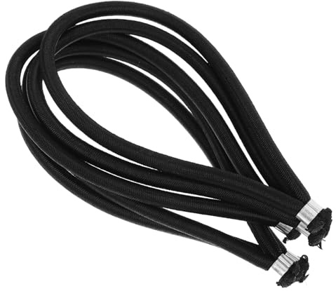 CONGARTENO Elastische Bungee Seile Hochfest und Einfach zu Bedienen aus Nylon und Latex 5 Stück zur Zeltbefestigung und Planenspannung Beim Outdoor Camping