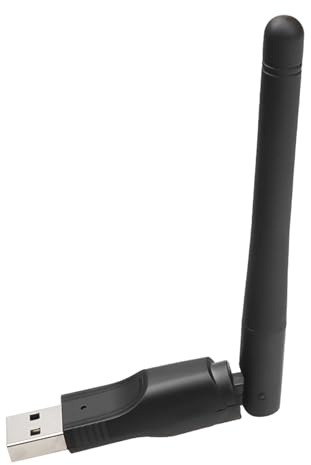 Adaptador WiFi - Dongle Inalámbrico De Alta Velocidad | Tarjeta De Red USB | Receptor De Antena WiFi para La Transmisión De Juegos De Portátiles | Conector De Internet Estable para Viajes En Casa