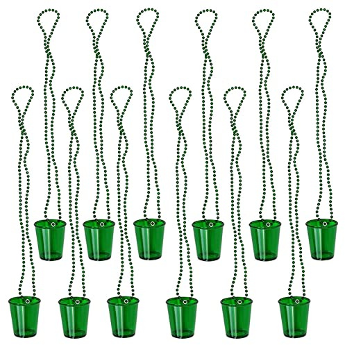 Shot Glass Necklaces, Bachelorette Shot Glass Beaded Necklace, Festival Supplies Shot Glass for Wedding