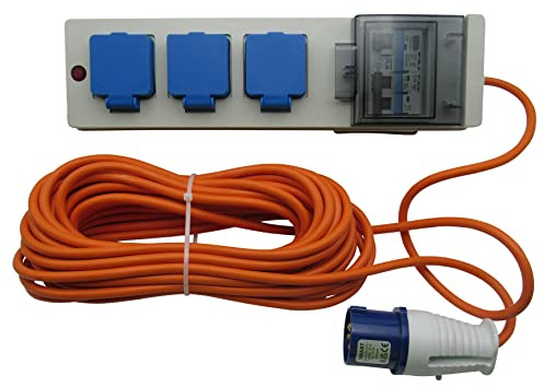 Generic Camping Electric Hook Up Cable 15M 16A (Campsite Mains Power Lead)