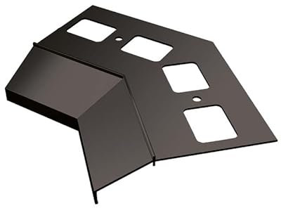 Renoplast® Aluminium Innenecke 135° für Traufprofil K100 Graphit | Fertigstellung von Terrassen und Balkonen | Fliesenböden auf Klebemörtel | Wasser ablaufsysteme Winkelprofil | Pulverbeschichtetes