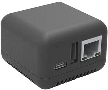 PLGEBR Servidor de impresión Transforma tu impresora USB en una impresora de red WiFi Puerto 2 Adaptador C Server Print USB Type