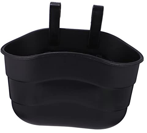 Anneome 1Pièce Panier Plastique Noir pour Garçon Fille de Trottinette et Vélo Facile à Attacher Aux Guidons pour Objets