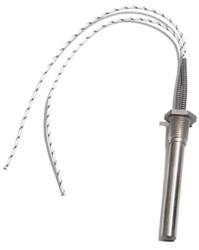 ISSUA 304SS Grill Ignition Rod Threaded Single-Ended Tube 220V 10x100-180mm 220V 300W Heating Pipe for Pellet Fireplace Nicely (Color : 10x170mm 220V 300W)