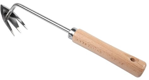 Ieron Weed Puller With M-Shape Claw,Weeding Artifact Uprooting,Weeding Tool,Dandelion Puller Tool,Weed Remover Tool For Yard,Garden Weeder Tool With Hard Solid Wood Handle