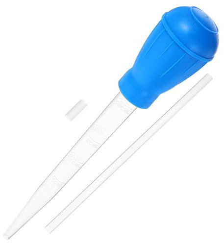 Kisangel Aquarium Cleaning Tool Fish Tank Cleaner with Extender Flexible Aquarium Pipette for Gravel Cleaning and Water Changes Suitable for Freshwater and Saltwater Tanks