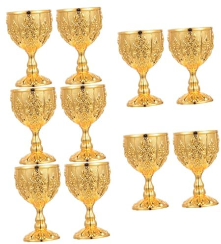 Cabilock 5 Juegos Copas De Vino Copas De Charcutería Taza De Café De Viaje Copas De Vino Pequeñas Gafas Steampunk Vintage Gafas Novedosas Copas De Nochevieja Tazas De Té 2 piezas * 5