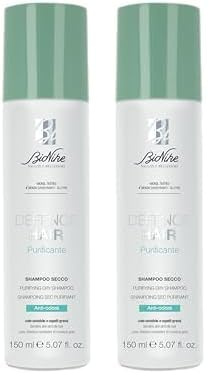 Bionike Defence Hair - Shampoo Secco Capelli per Cute Sensibile e Capelli Grassi, Azione Seboregolatrice, Neutralizza gli Odori e Assorbe le Impurità, Dona Leggerezza e Idratazione, 150 ml