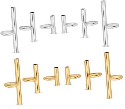 FOMIYES 12pcs Metal Brooch Converters Mini Pin to Pendant Adapters for Jewelry Making Universal Brooch Accessories for Necklaces and Pins