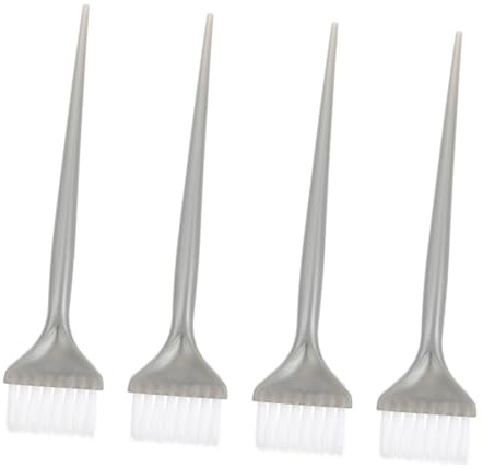 COLLBATH 4 Stück Teiliges Haarfärbepinsel Weichen Borsten Langlebiges Haarfärbe tool für Präzise Farbanwendung Flexibel für DIY Haarfärbung zu Hause und Professionelle Nutzung