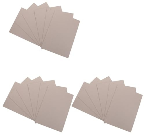 SHERCHPRY Carton Ondulé Gris Épais 1 MM A4 20 Feuilles – Feuilles de Carton pour Loisirs Créatifs Reliure et Bricolage – Support Rigide et Prédécoupé pour Projets Artistiques et
