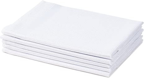 Amago - Paños Limpiacristales (Paquete de 5), 45 x 65 cm - Blanco