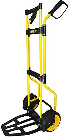 STANLEY klappbare Schwerlast Sackkarre, Tragkraft 270kg, SXWTD-FT591, Abmessungen Ladefläche 33,3x30,7cm