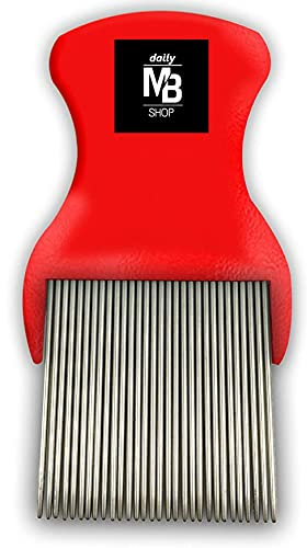 Peigne Anti Poux et Lentes 100% Naturel Peigne Fin Efficace pour Toute la Famille Bébé et Animaux comme Chien ou Chat Anti Puces Anti Tiques et Pellicules