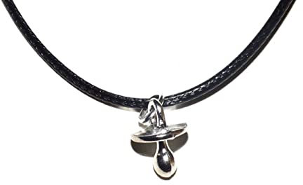 Pendentif tétine avec chaîne de 42 cm + 5 cm
