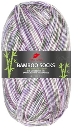 Pro Lana 100g 4-fädig Bamboo Socks II 968 - beige/jeans color