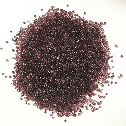 Pietre per acquario lucidate con pietra naturale in vetro viola e pietra di ghiaia