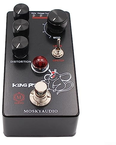 RANRAO Gitarren-Effektpedal, stilvolles Fuzz-Gitarrenpedal, Lautstärkefilter, Fuzz-Verzerrung, das E-Gitarren-Effektpedal