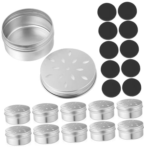 Didiseaon Dog Scent Training Cases Soft Magnets Metal Tins Lids for Agility Training Equipment for Dog Kibble Storage
