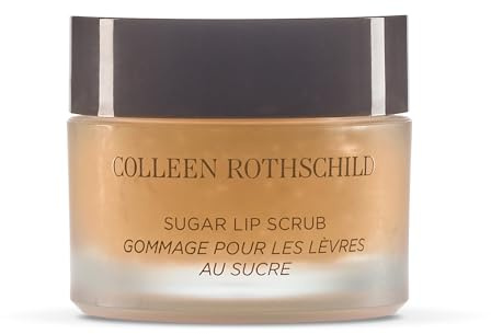 COLLEEN ROTHSCHILD Sugar Lip Scrub | Brown Sugar | Gently Exfoliates Dry Lips | Improves Texture | Nourishes & Protects (0.5 fl oz)