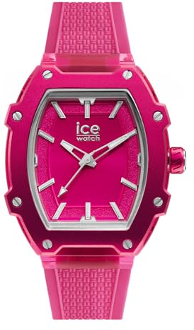 Ice-Watch - Ice boliday Flashy pink - Rosa Damenuhr mit Silikonarmband - 023323 (Medium)