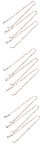 SEWACC 9stücke Wasserwellen Kette Kupfer Halskette Für Lange Schmuckelemente Für Frauen Und Mädchen