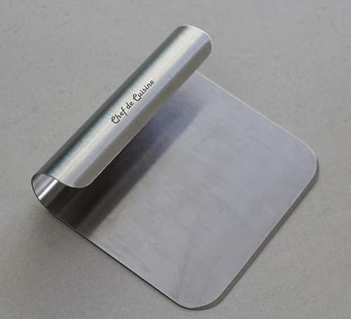 Gemüsespachtel, Gemüseschaufel, Teigspachtel rostfreies Edelstahl in GASTRO Qualität 14 x 12 cm