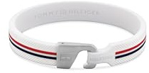 Tommy Hilfiger Jewelry Silikonarmband für Herren - Erhältlich aus Weiss oder Blau