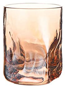 VEXDOSLE Taza de cristal Vasos cuadrados creativos, vaso de whisky, vaso de agua, vaso de agua, vaso de jugo, vaso de vino, vaso for beber de 250ml/330ml Taza de cristal(Small c)
