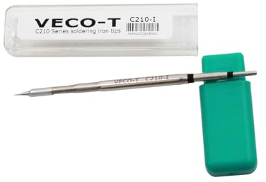 VECO-T Pointes de fer à souder, pointe de rechange C210-I pour C210-020, noyau chauffant sans plomb, tête de fer à souder à température constante compatible avec les outils de station de soudure T210