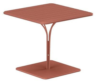 Vente-unique - Gartentisch 2 Mirmande - Stahl - Terracotta