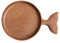 Cabilock 1pc Seasoning Dish Breading Shaker Fish Shape Plate Kitchen Serving Tray Dinner Sauce Fish Shaped Serving Dish Appetizer Serving Bowls with Lids Nut Casserole Plates Platter Wooden