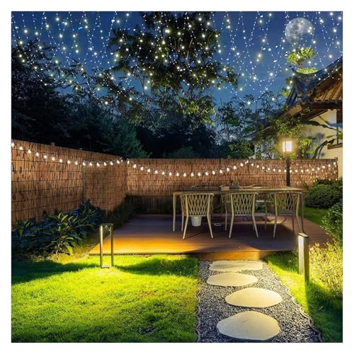 200 x 180 cm Bambus-Zaunpaneele für Garten, Terrasse, Balkon, dekorative Sichtschutzwände für mehr Privatsphäre und ästhetische Attraktivität