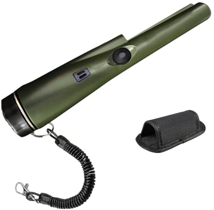 Pinpointer Metal Detector - Spot Metal Spotter | High Precision Portable Finder | Alloy Precision Locator | Waterproof Portable Locator | Professional Tester with PE Holster