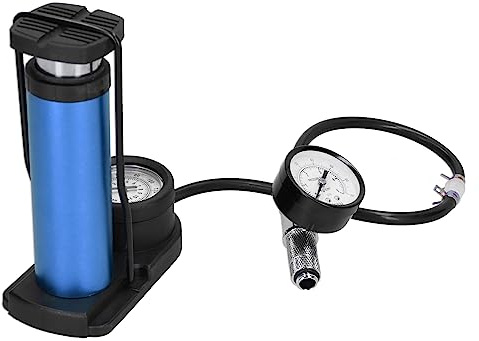 POENVFPO Double Water Leakage Tests -Barometer Avoid the Return Valve for Computer Water Cooling, Manual Leakage Device for DIY Enthusiasts (Blue)