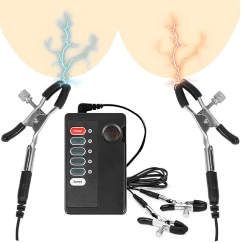 Sexuelle Elektrostimulation Nippelklemmen Brustwarzen Frauen Nippel Sexspielzeug Frau Sex Spielzeug für die Frau extrem hart SM Sexspielzeug extreme Paare